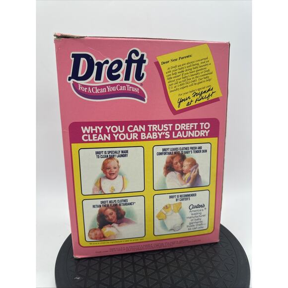 Vintage 1990 P&G Draft Baby Powder Detergent. - Picture 3 of 6